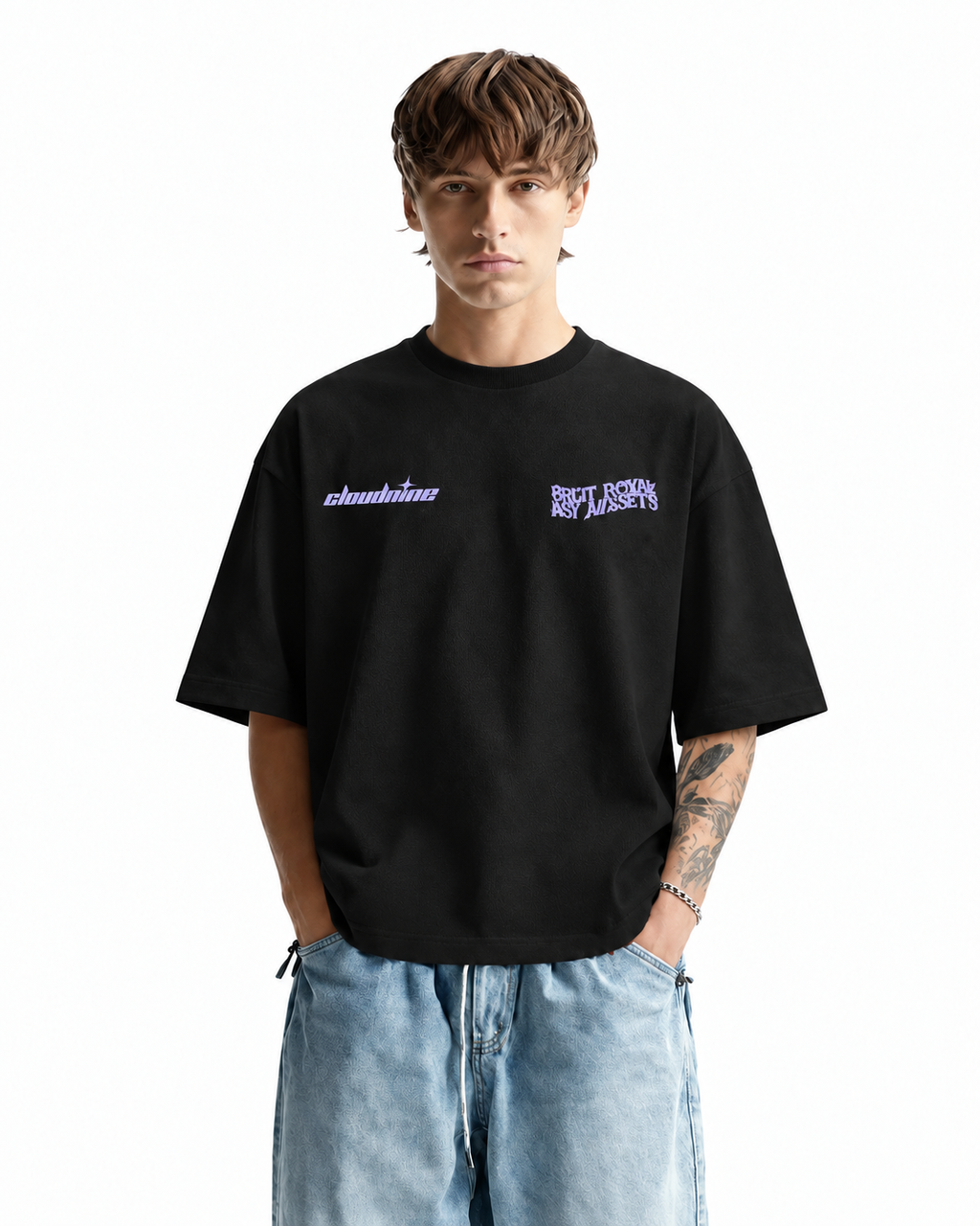 SHUT MY ANXIETY OVERSIZED BOXY TEE