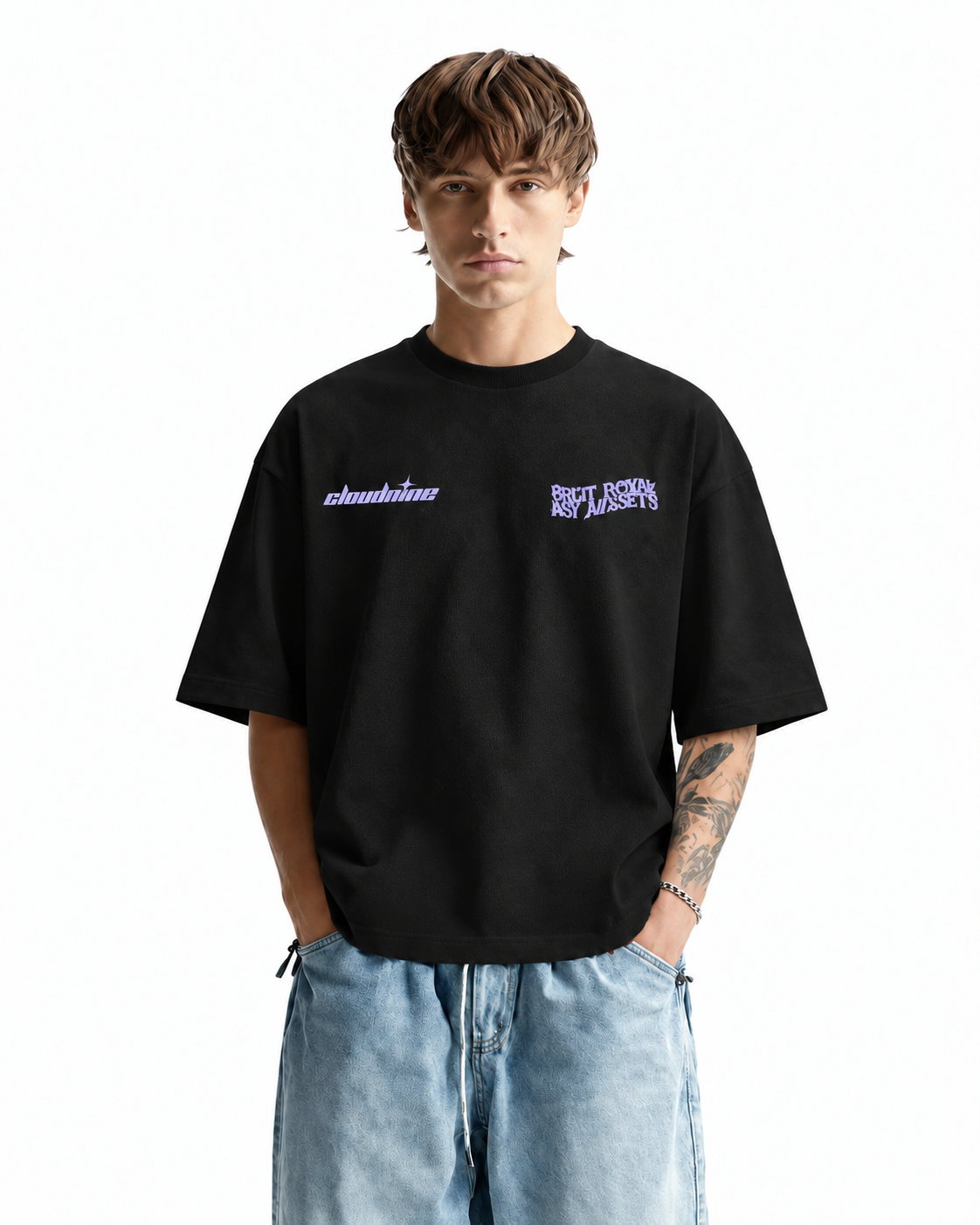 SHUT MY ANXIETY OVERSIZED BOXY TEE