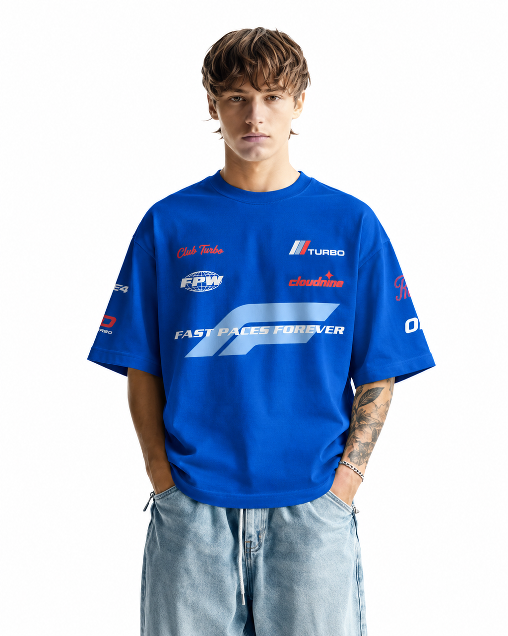MOTORSPORT OVERSIZED BOXY TEE